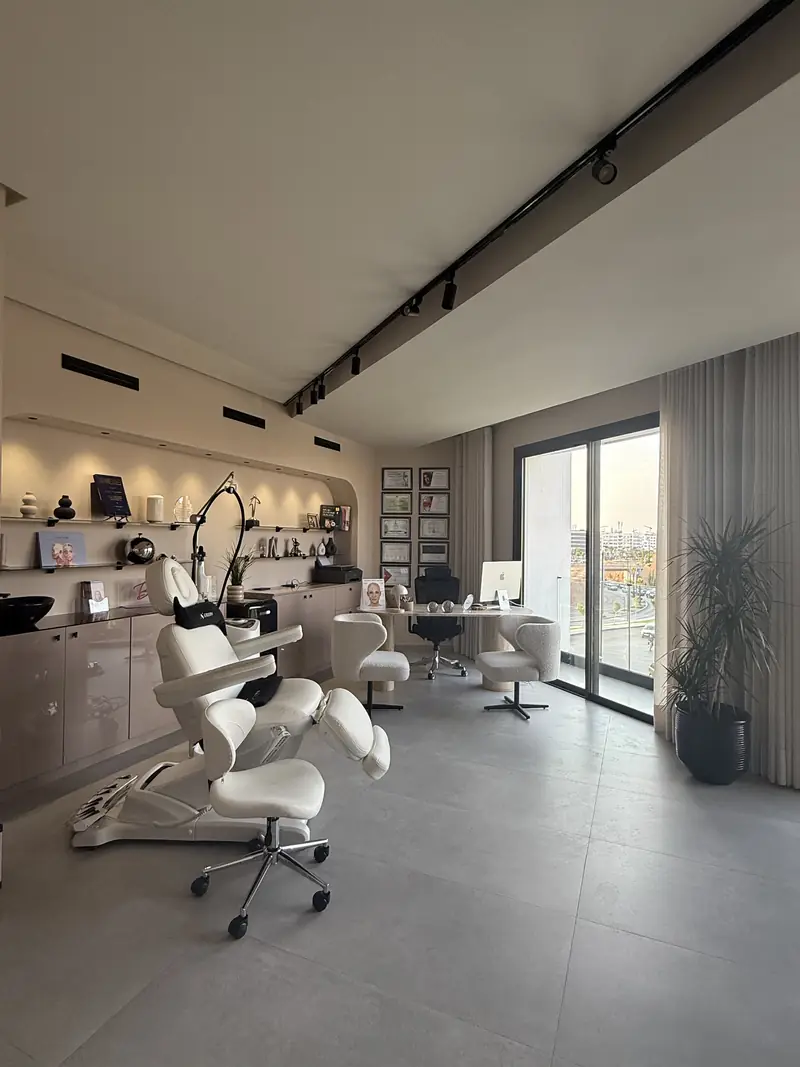 Espace de soins du cabinet – cabinet SKINCODE, Casablanca