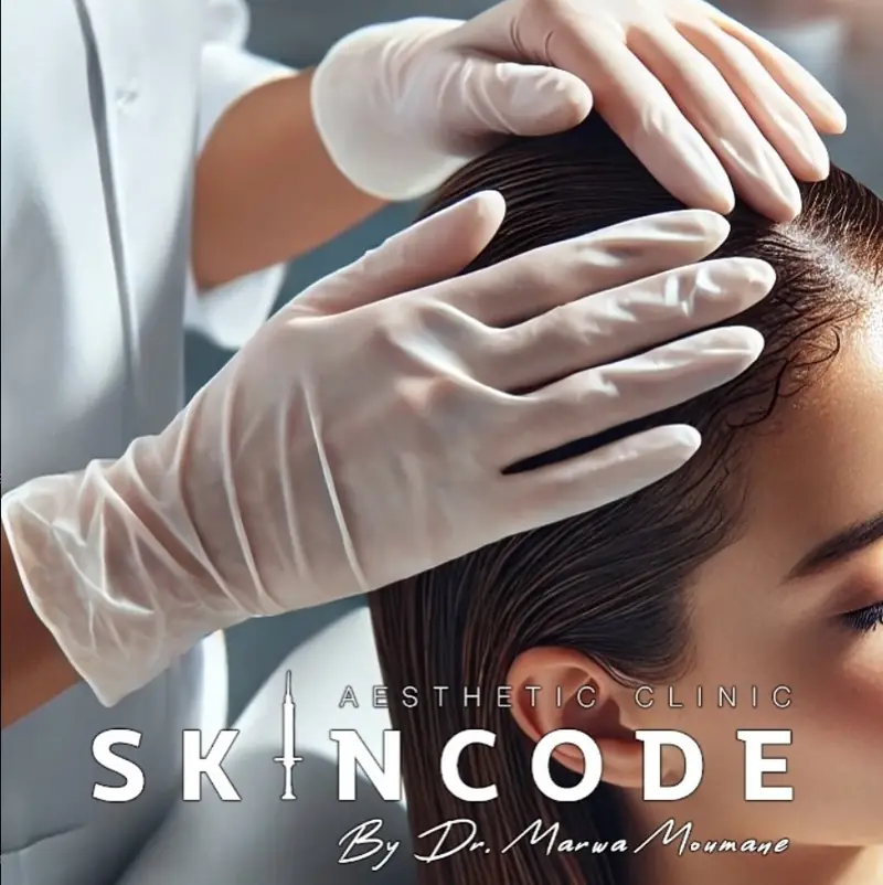 Traitement du cuir chevelu – cabinet SKINCODE, Casablanca